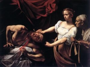 Judite e Holofernes -- quadro de Caravaggio